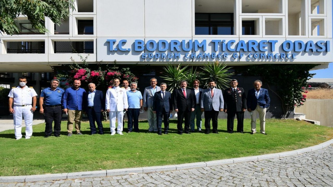 VALİ TAVLI BODRUM TİCARET ODASI’NI ZİYARET ETTİ