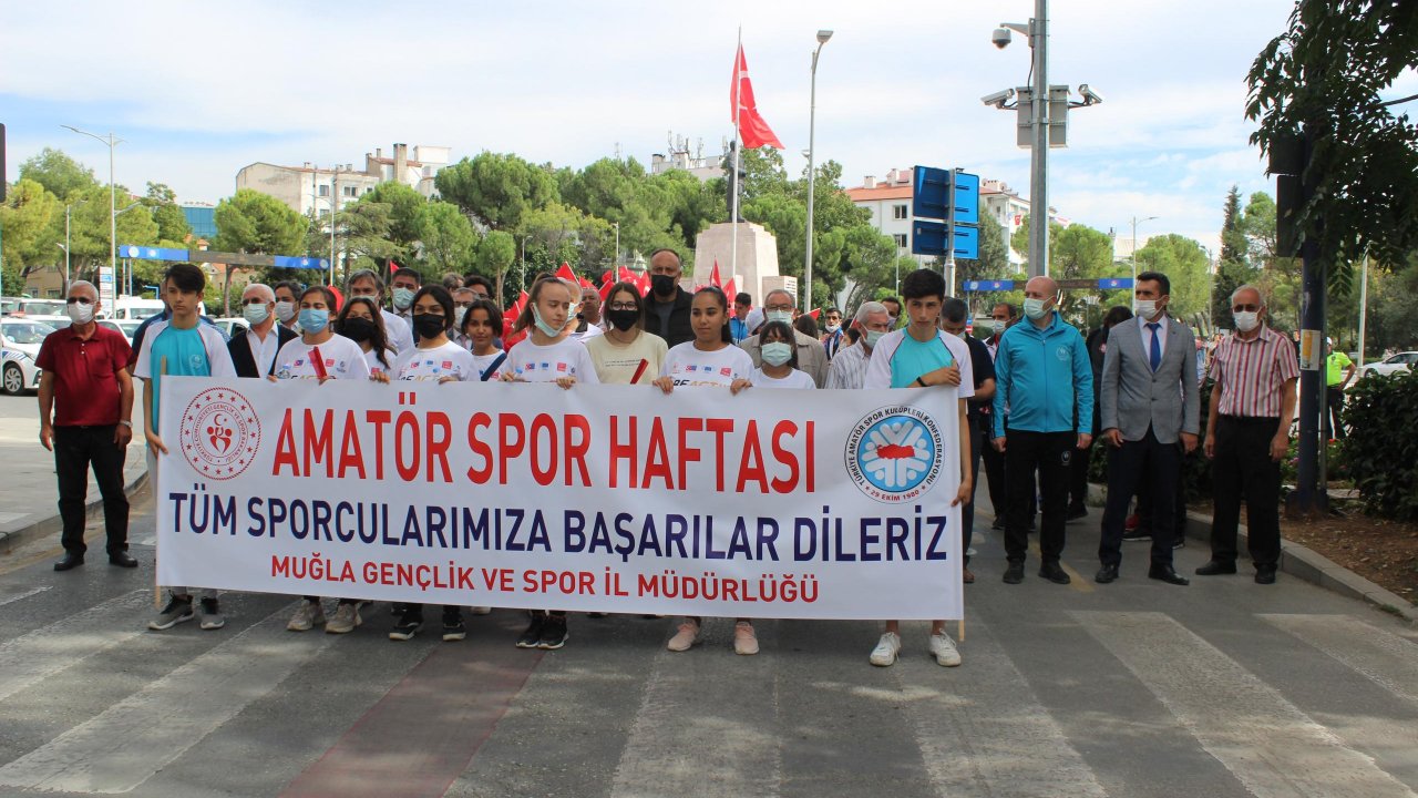 MENTEŞE’DE AMATÖR SPOR HAFTASI ETKİNLİKLERİ BAŞLADI