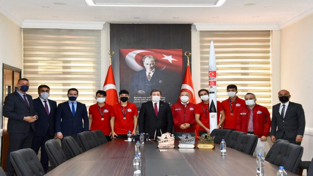 GÖKOVA ROKET TAKIMI’NDAN VALİ TAVLI’YA ZİYARET