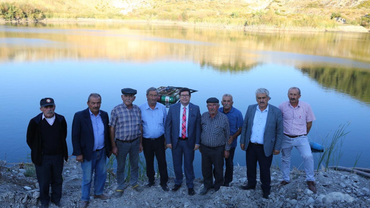 SULAMA PROJESİ İLE BİN DEKAR ALAN SUYA KAVUŞTU