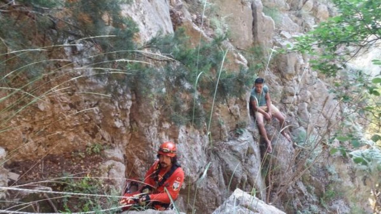 Dağda mahsur kaldılar