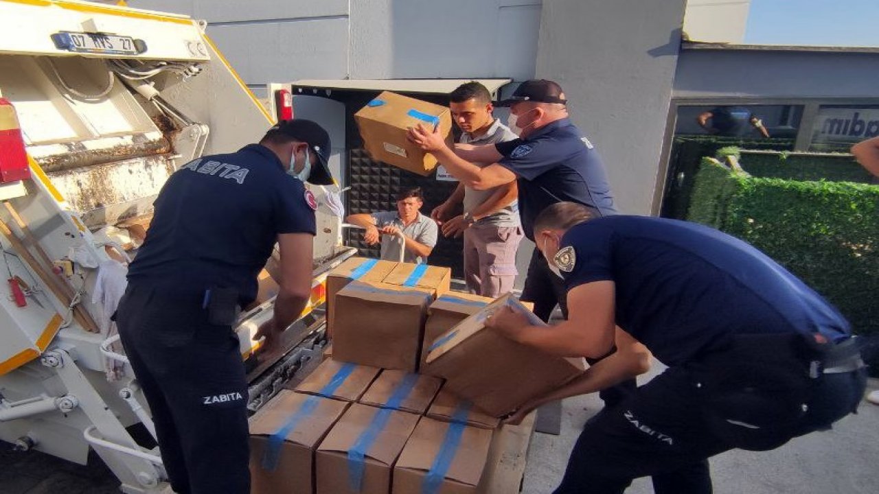 BODRUM’DA 1 TON SAĞLIKSIZ ÜRÜN İMHA EDİLDİ