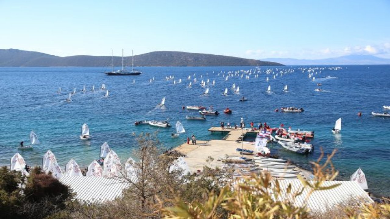 9. BODRUM ULUSLARARASI OPTİMİST YARIŞLARI BAŞLADI
