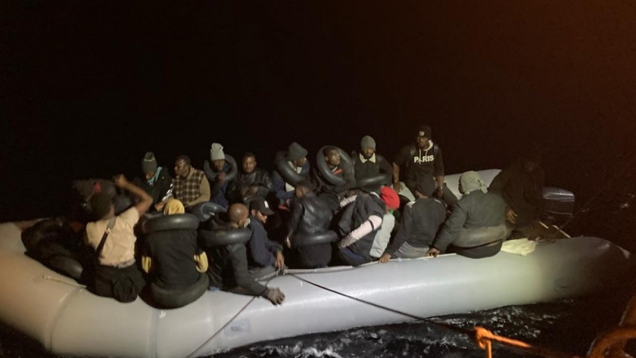 BODRUM VE FETHİYE’DE 47 DÜZENSİZ GÖÇMEN KURTARILDI