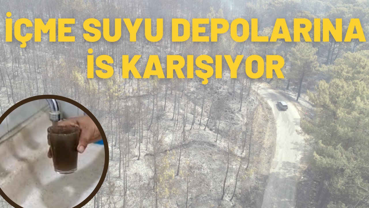 İÇME SUYU DEPOLARINA İS KARIŞIYOR