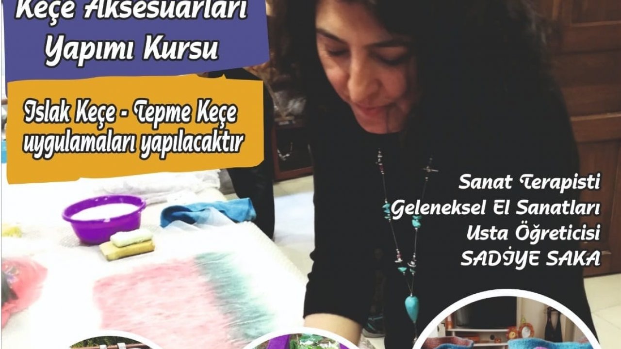 KEÇE AKSESUARLARI YAPIMI KURSU PAZARTESİ BAŞLIYOR