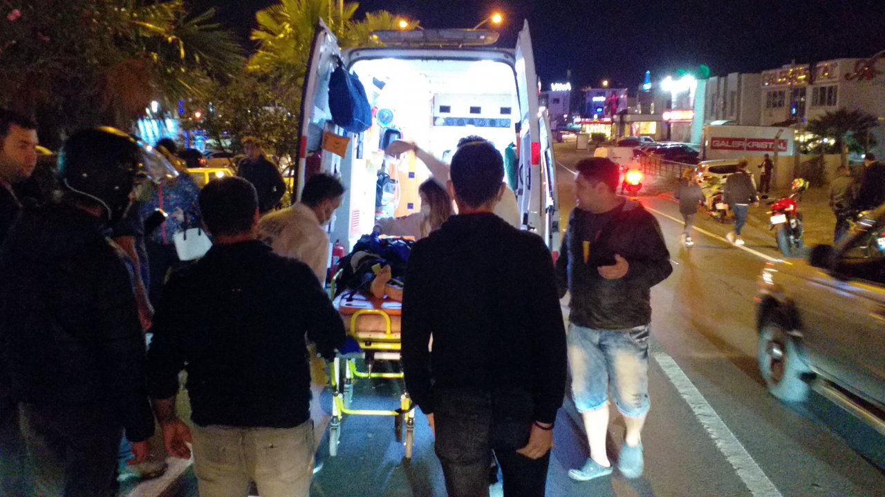 YAYAYA ÇARPAN MOTOSİKLETİN SÜRÜCÜSÜ ÖLDÜ