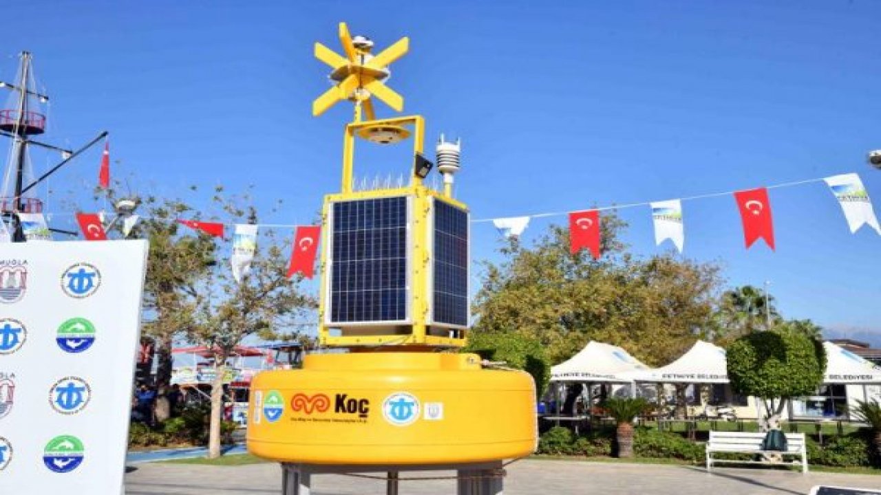 DENİZ KİRLİLİĞİNİ ÖLÇEN AKILLI ŞAMANDIRALI SİSTEM FETHİYE'DE DEVREYE ALINDI