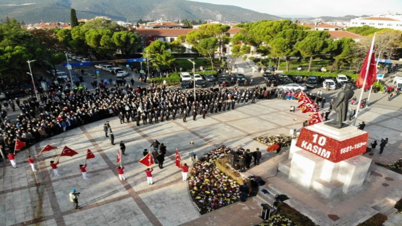 BÜYÜK ÖNDER ATATÜRK SAYGIYLA ANILDI