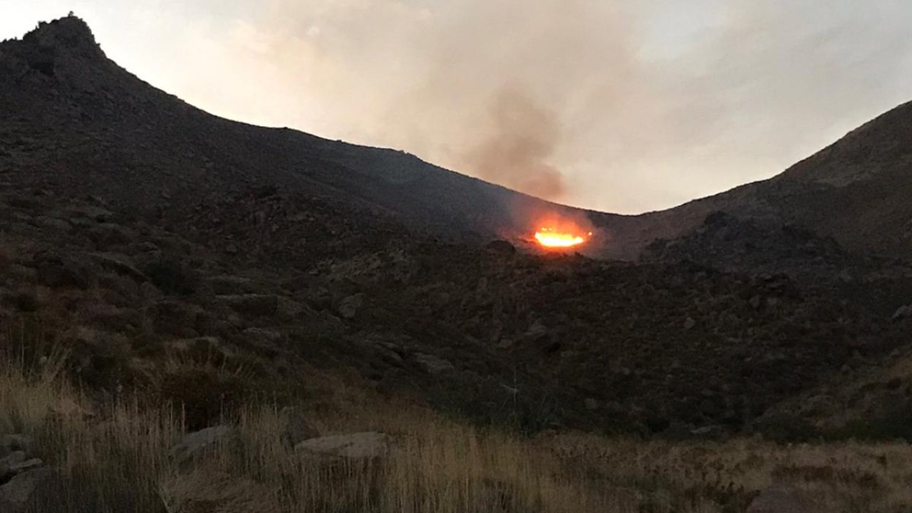 OTLUK VE ÇALILIK ALANDA ÇIKAN YANGIN SÖNDÜRÜLDÜ
