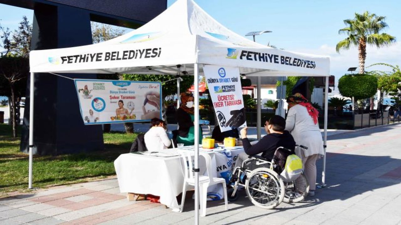 FETHİYE BELEDİYESİ’NDEN ÜCRETSİZ ŞEKER TARAMASI