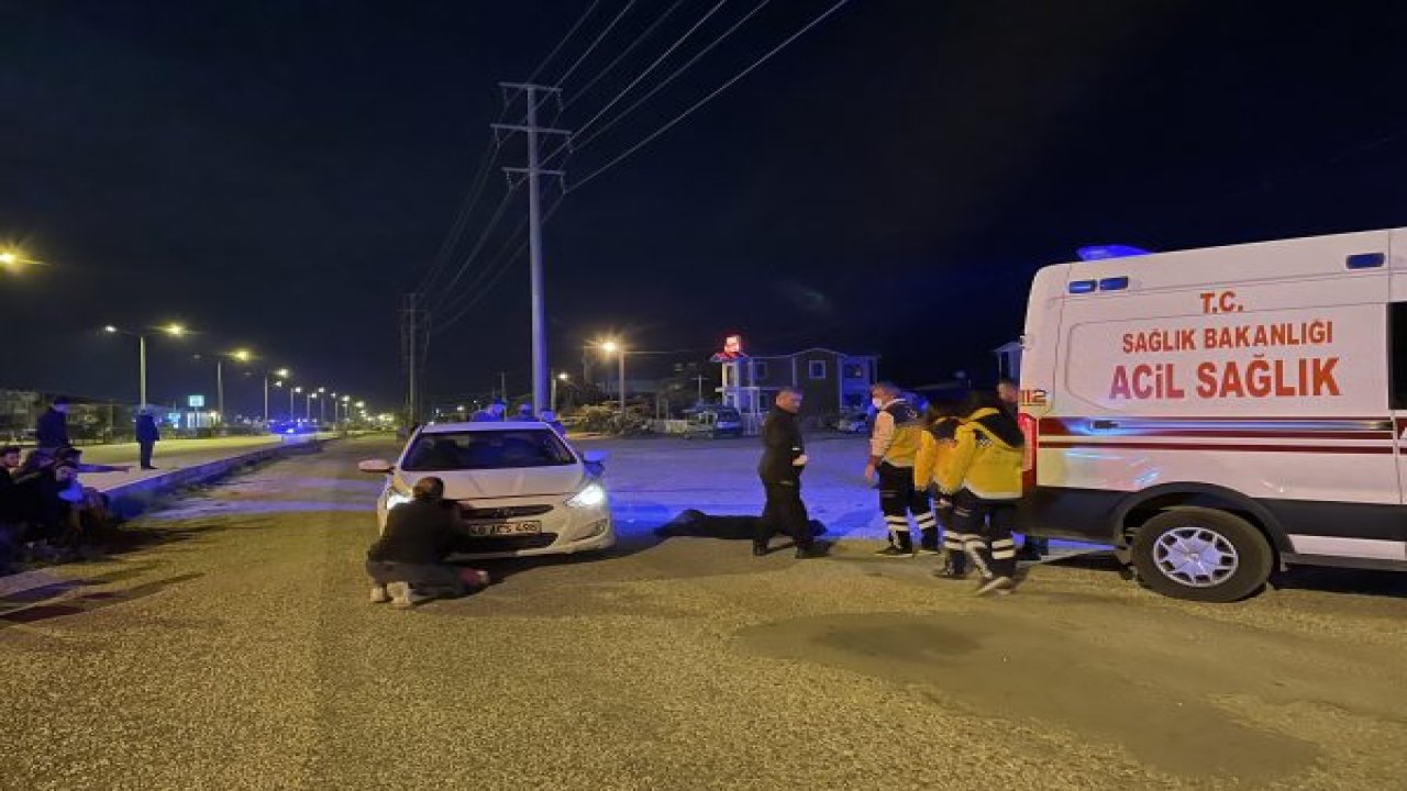 OTOMOBİLİN ÇARPTIĞI YAYA HAYATINI KAYBETTİ