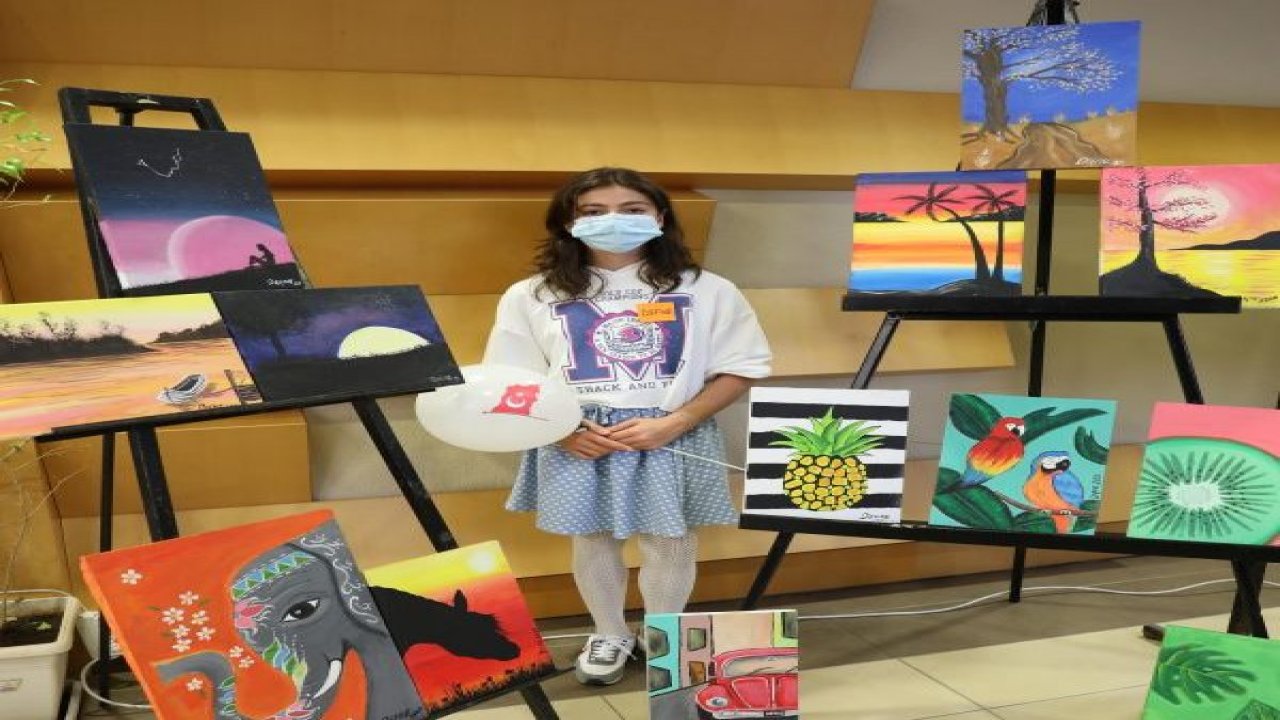 KÜÇÜK RESSAMLARDAN MUHTEŞEM SERGİ