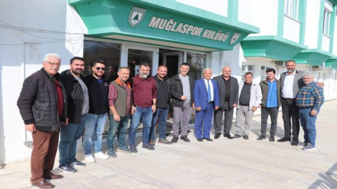 DÜĞEREK GÜNEŞSPOR YÖNETİMİNDEN MUĞLASPOR’A ZİYARET