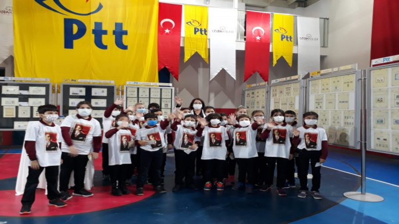 ATATÜRK VE ÖĞRETMENLER GÜNÜ KONULU PUL SERGİSİ AÇILDI