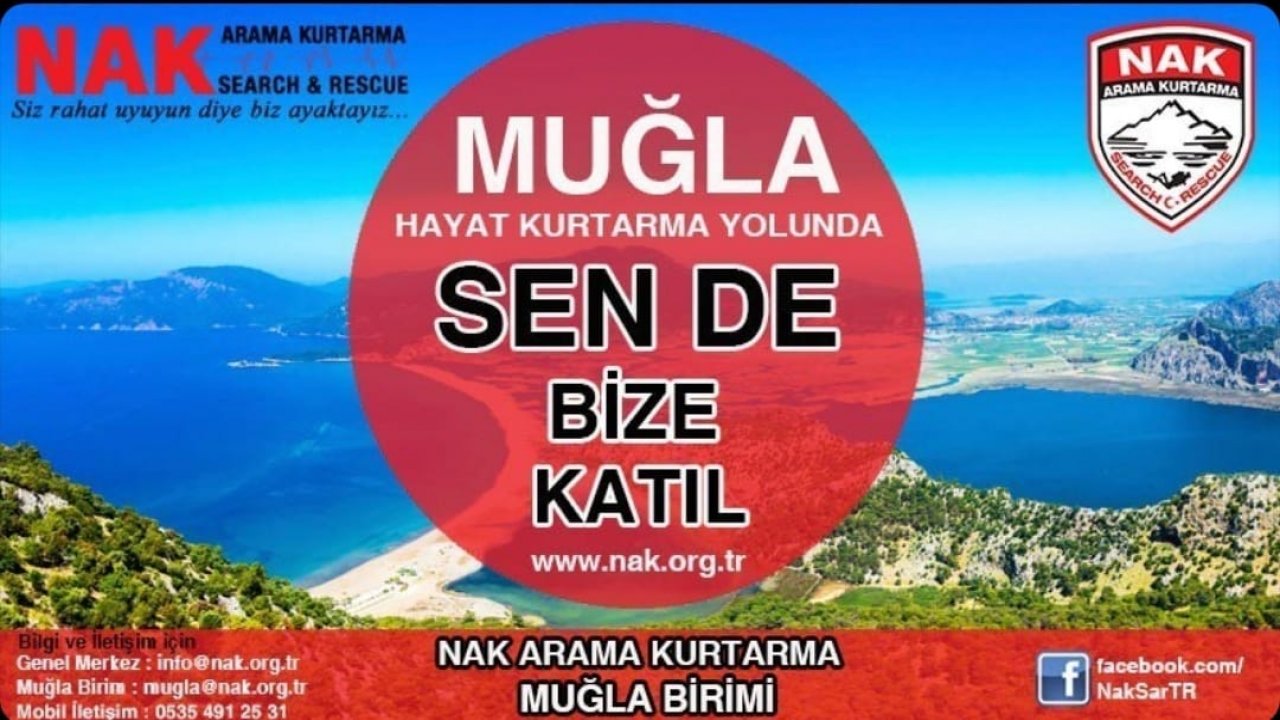 NAK ARAMA KURTARMA DERNEĞİ MUĞLA BİRİMİ KURULDU