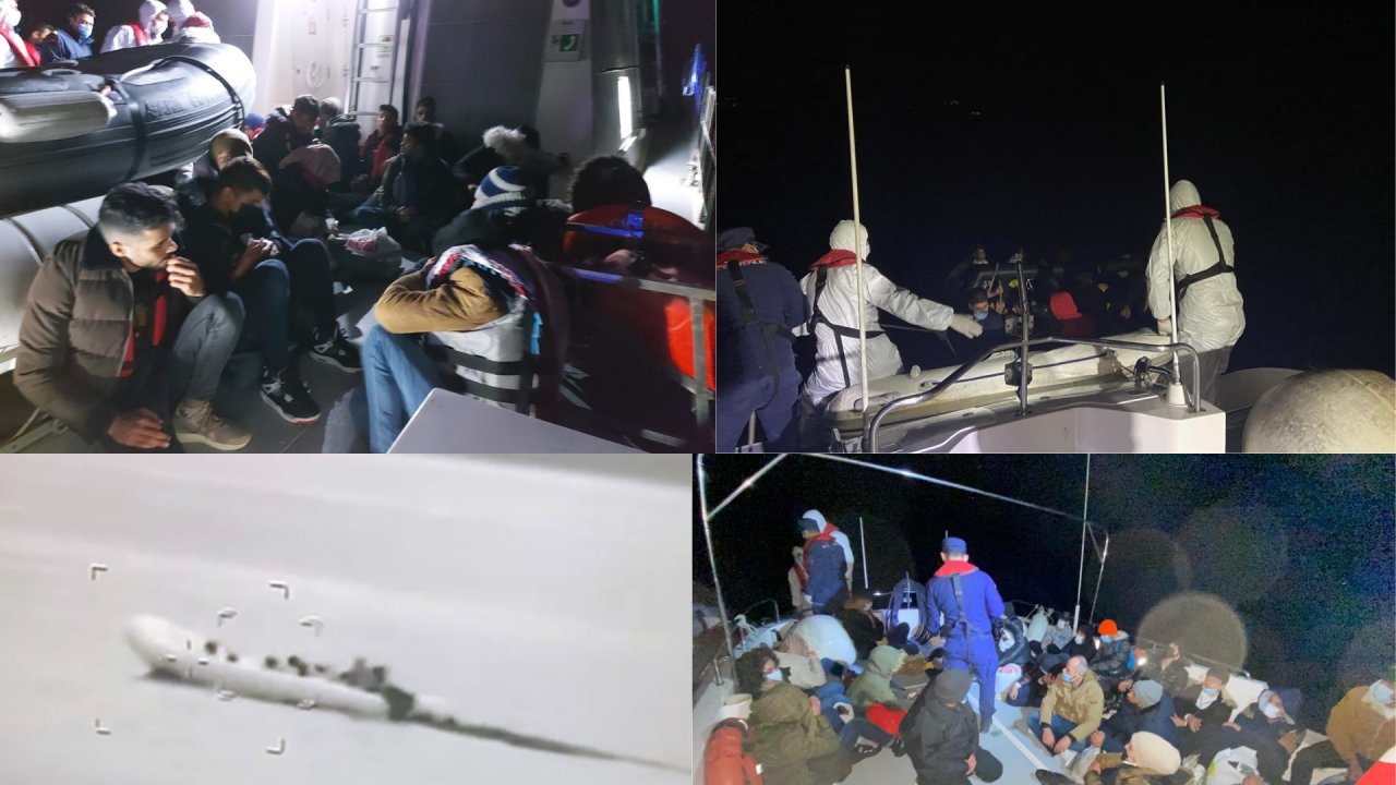 117 GÖÇMEN KURTARILDI