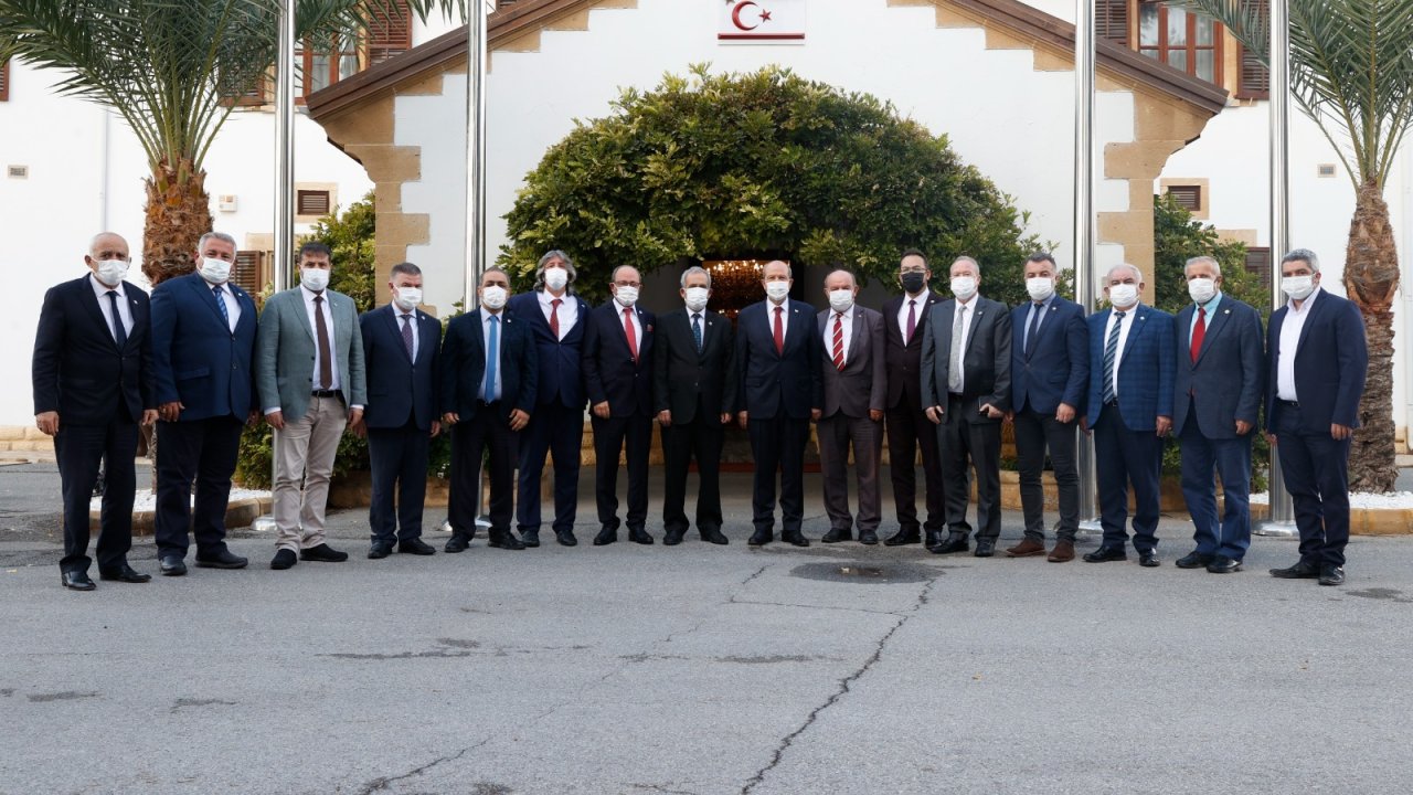 TGF' DEN CUMHURBAŞKANI TATAR'A ZİYARET