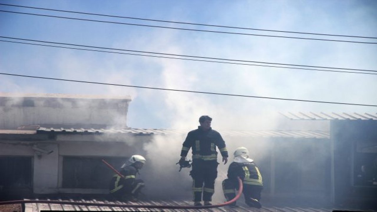 Muğla sanayisinde yangın