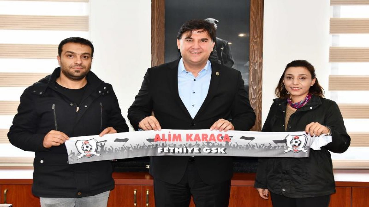 YALI TAKSİ VE FETHİYE GSK SPOR KULÜBÜ’NDEN KARACA’YA ZİYARET