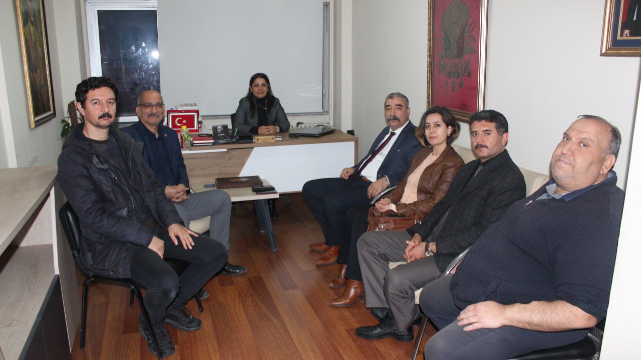 MÜRSEL ÖZATA VE YÖNETİMİNDEN GAZETELERİMİZE ZİYARET