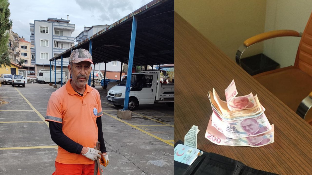 TEMİZLİK İŞÇİSİNDEN ÖRNEK DAVRANIŞ