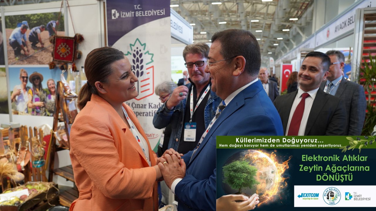 İZMİT’İN ATIKLARI MİLAS’TA YANAN YERLERE UMUT OLUYOR