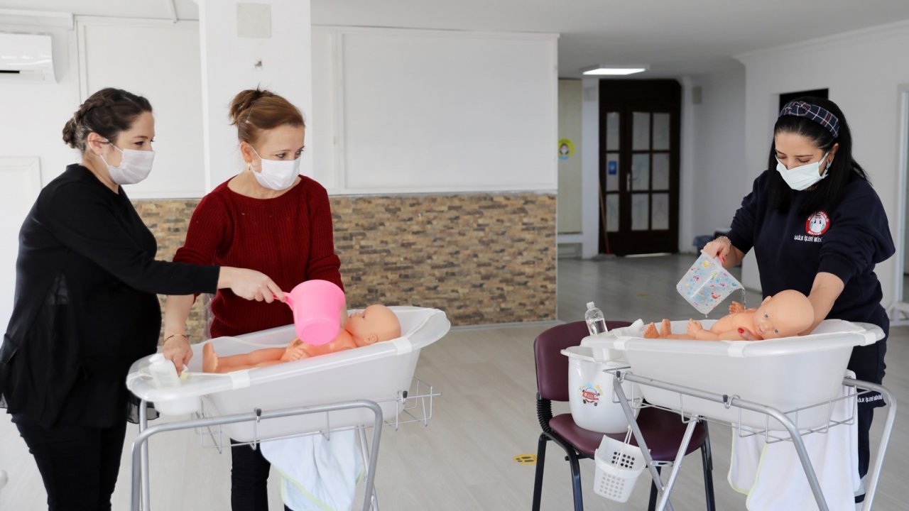 GEBE OKULUNDA YÜZ YÜZE EĞİTİMLER BAŞLADI