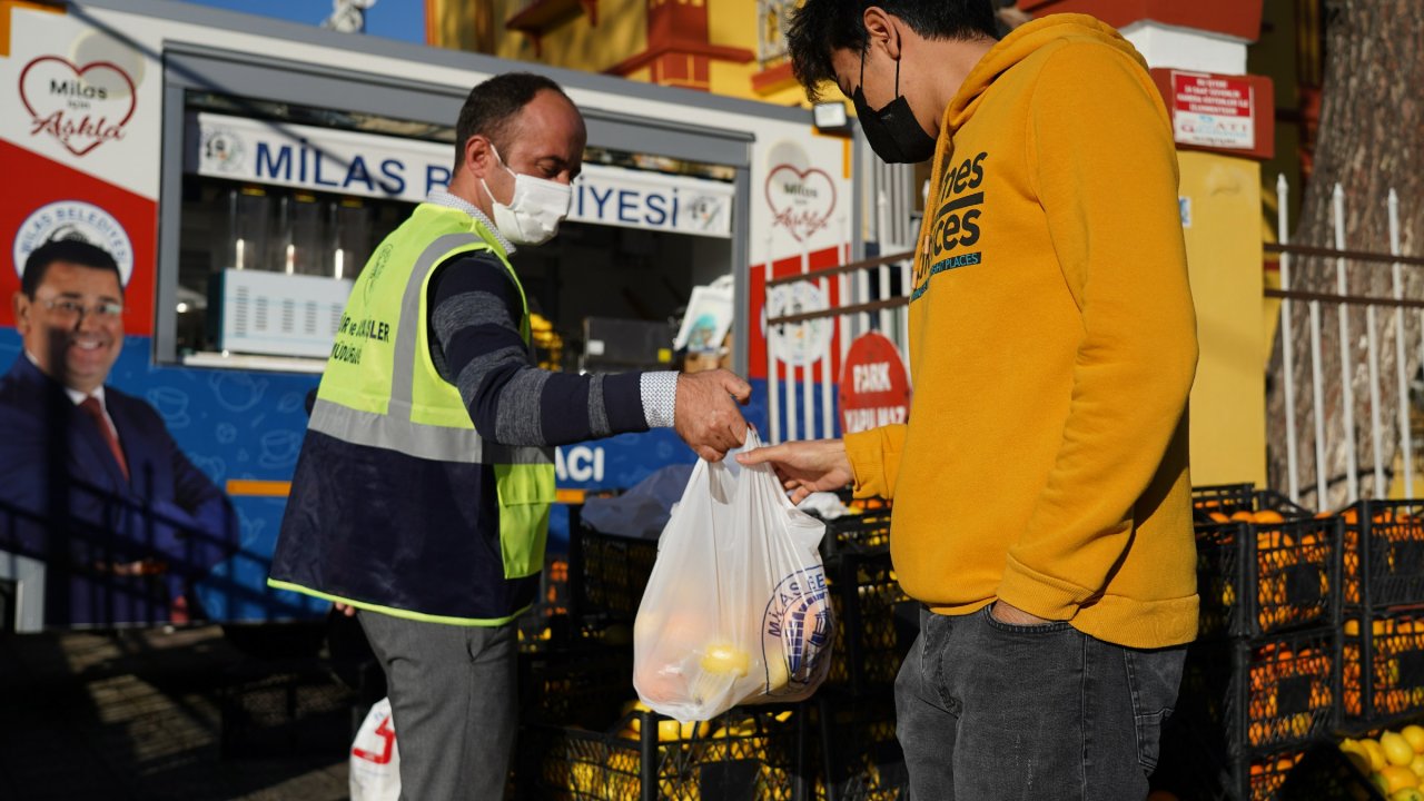 YANGINDAN MAĞDUR OLAN VATANDAŞLARA DESTEK