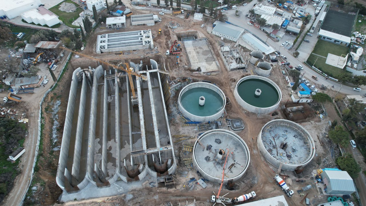 BODRUM’UN EN BÜYÜK TESİSİNİN YAPIMI HIZLA İLERLİYOR