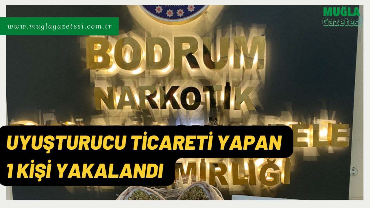 UYUŞTURUCU TİCARETİ YAPAN 1 KİŞİ YAKALANDI