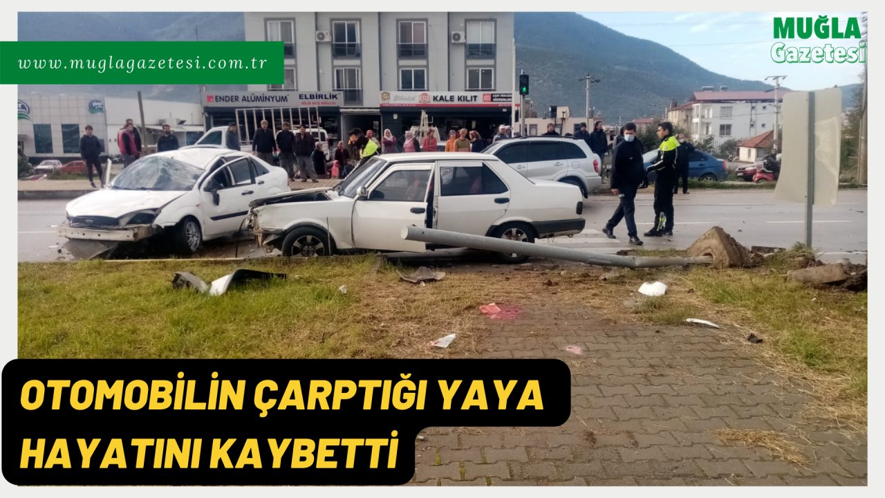 OTOMOBİLİN ÇARPTIĞI YAYA HAYATINI KAYBETTİ