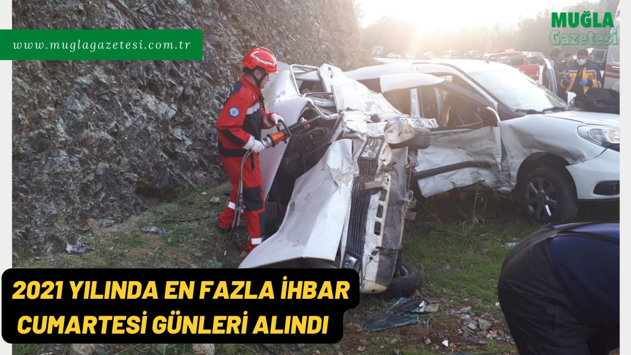 2021 YILINDA EN FAZLA İHBAR CUMARTESİ GÜNLERİ ALINDI