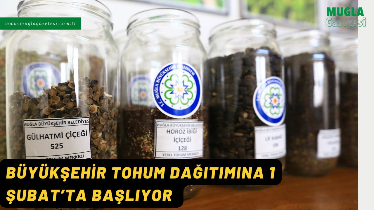 BÜYÜKŞEHİR TOHUM DAĞITIMINA 1 ŞUBAT’TA BAŞLIYOR
