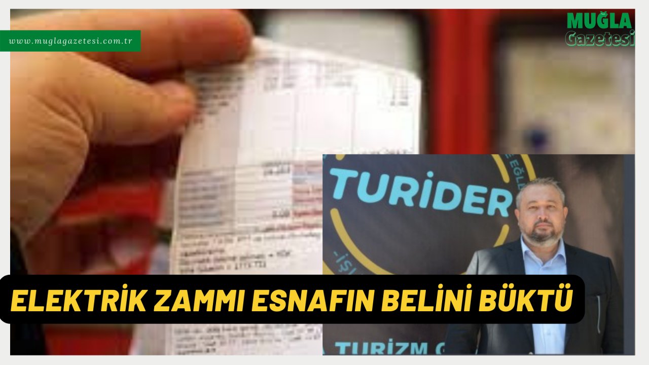 ELEKTRİK ZAMMI ESNAFIN BELİNİ BÜKTÜ