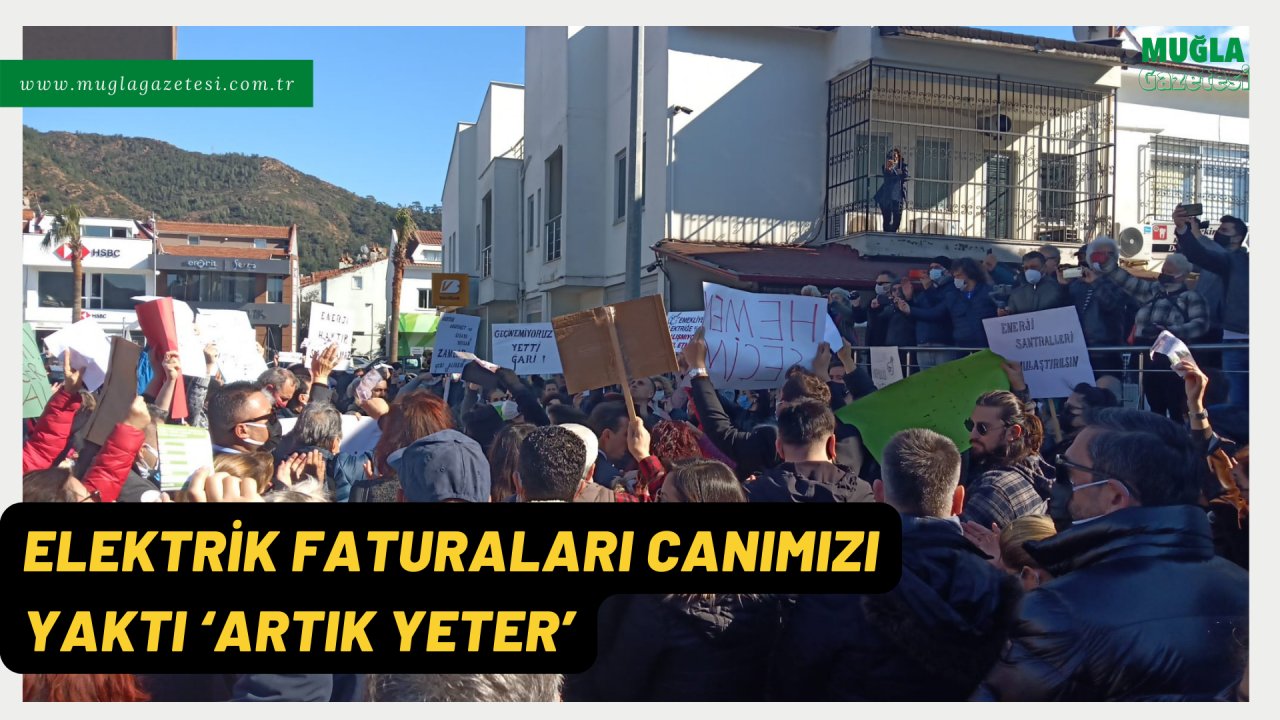 ELEKTRİK FATURALARI CANIMIZI YAKTI ‘ARTIK YETER’