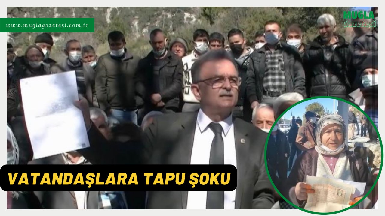 VATANDAŞLARA TAPU ŞOKU