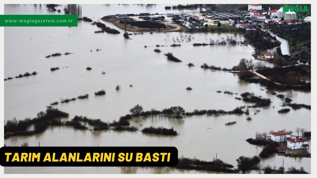 TARIM ALANLARINI SU BASTI