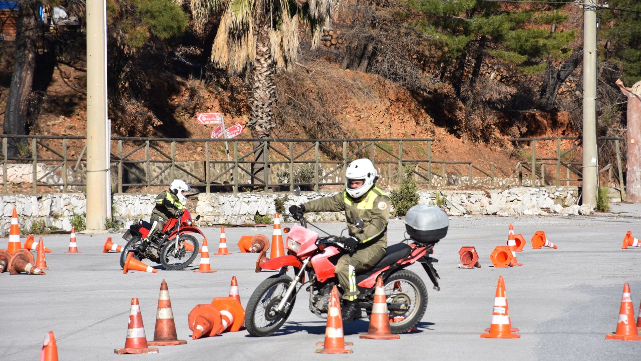 ORMANLARDA GÖREVLİ MOTORİZE 