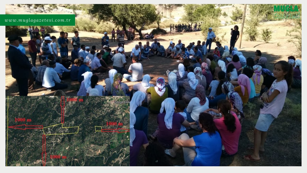 GÖKGEDİKLİLER OCAK PROJESİNE KARŞI