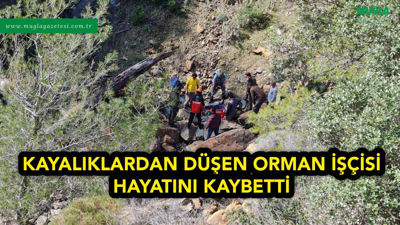 KAYALIKLARDAN DÜŞEN ORMAN İŞÇİSİ HAYATINI KAYBETTİ