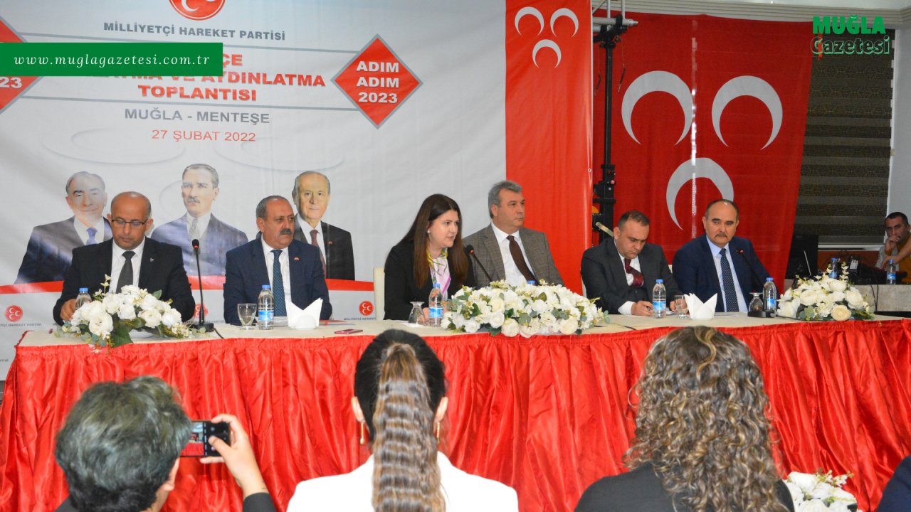 “ADIM ADIM 2023 İLÇE İLÇE ANLATMA VE AYDINLATMA” PROGRAMININ MENTEŞE AYAĞI YAPILDI