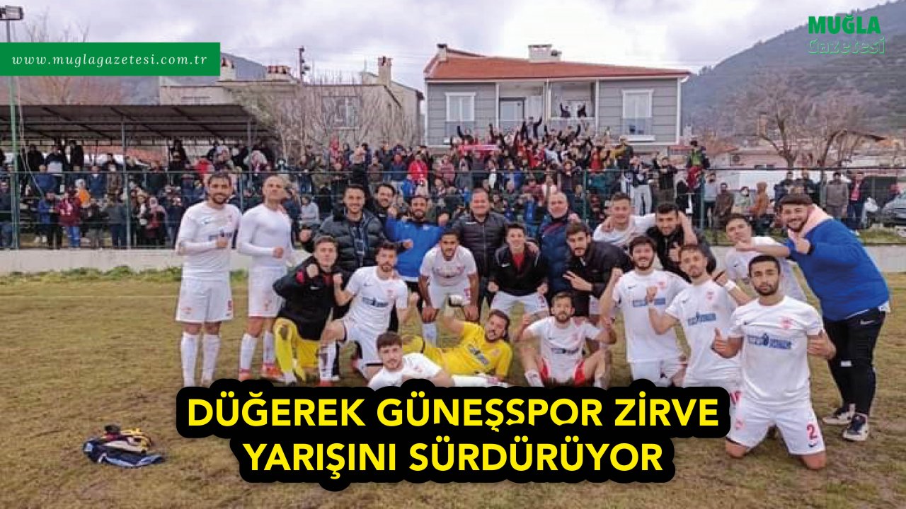 DÜĞEREK GÜNEŞSPOR ZİRVE YARIŞINI SÜRDÜRÜYOR