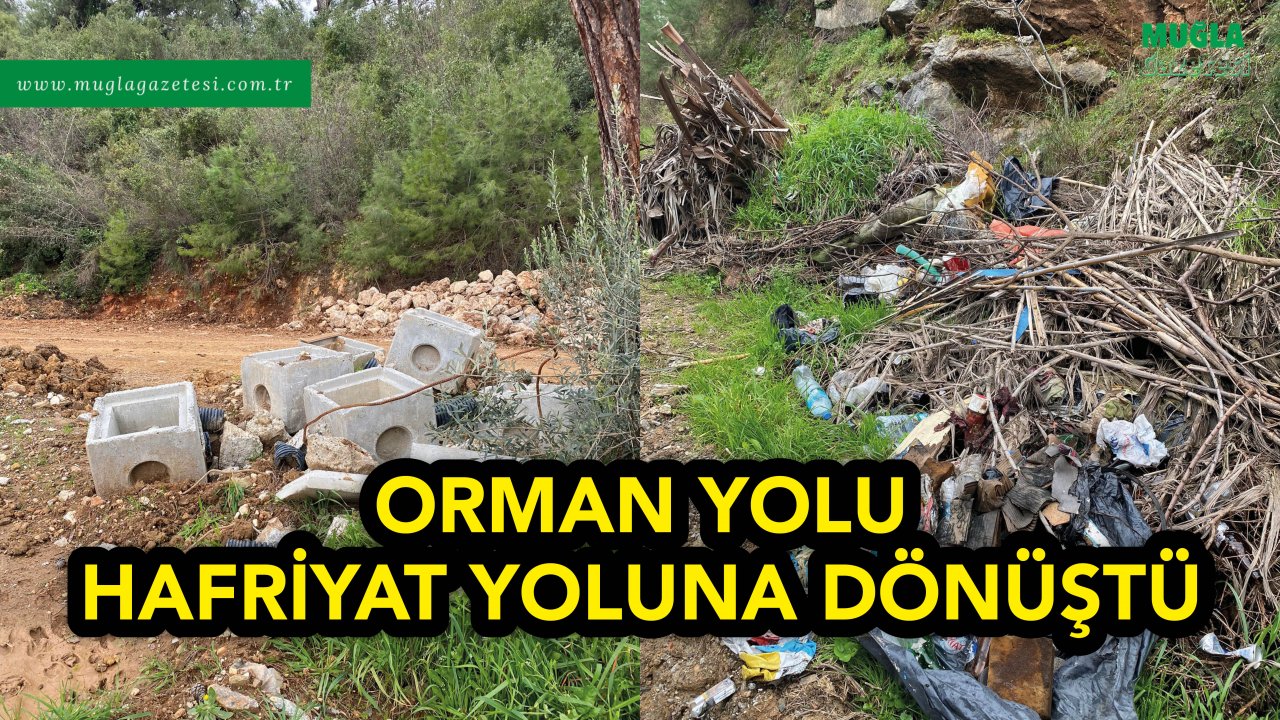 ORMAN YOLU HAFRİYAT YOLUNA DÖNÜŞTÜ