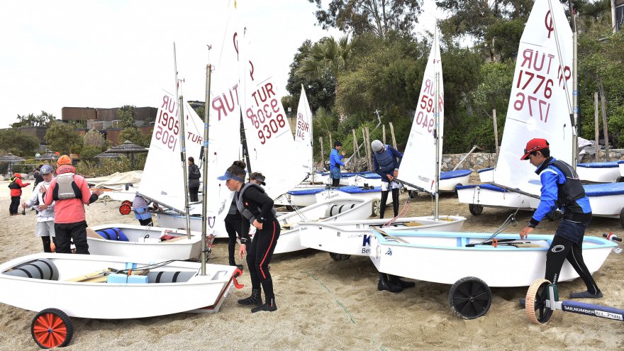 OPTİMİST MİLLİ TAKIMI BODRUM'DA ANTRENMAN YAPIYOR