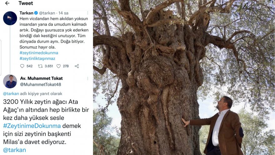 BAŞKAN TOKAT’TAN TARKAN’A DAVET