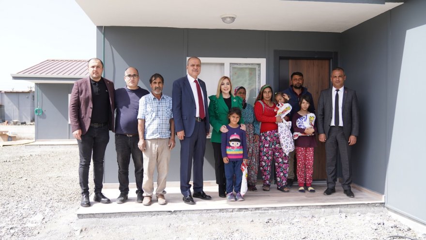 SEL MAĞDURU VATANDAŞLAR PREFABRİK KONUTLARINA KAVUŞTU