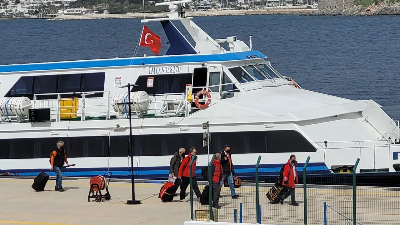 KOS-BODRUM FERİBOT SEFERLERİ YENİDEN BAŞLADI