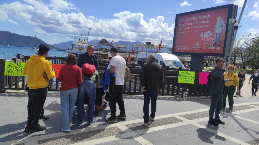 Marmaris Ekolojik Mücadele Komitesi:  “İMZA KAMPANYASI KAYMAKAMLIK VE MARMARİS BELEDİYESİ TARAFINDAN ENGELLENDİ”