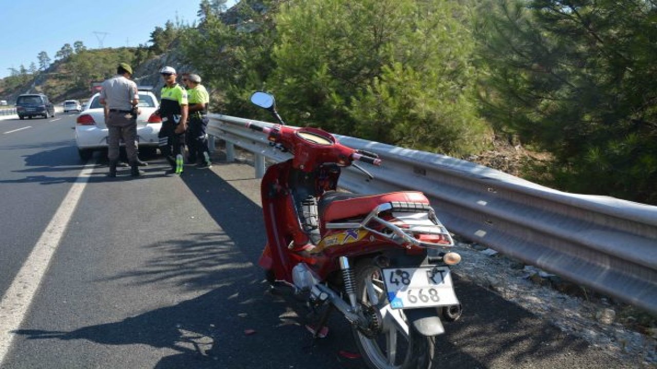 Ortaca’da motosiklet kazası; 1 yaralı